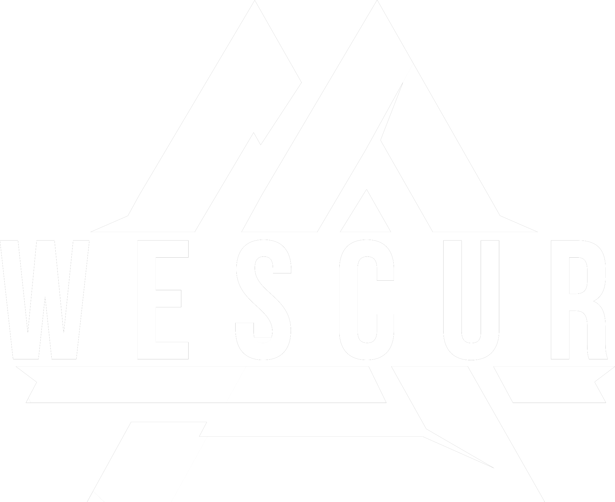 Logo wescur wit